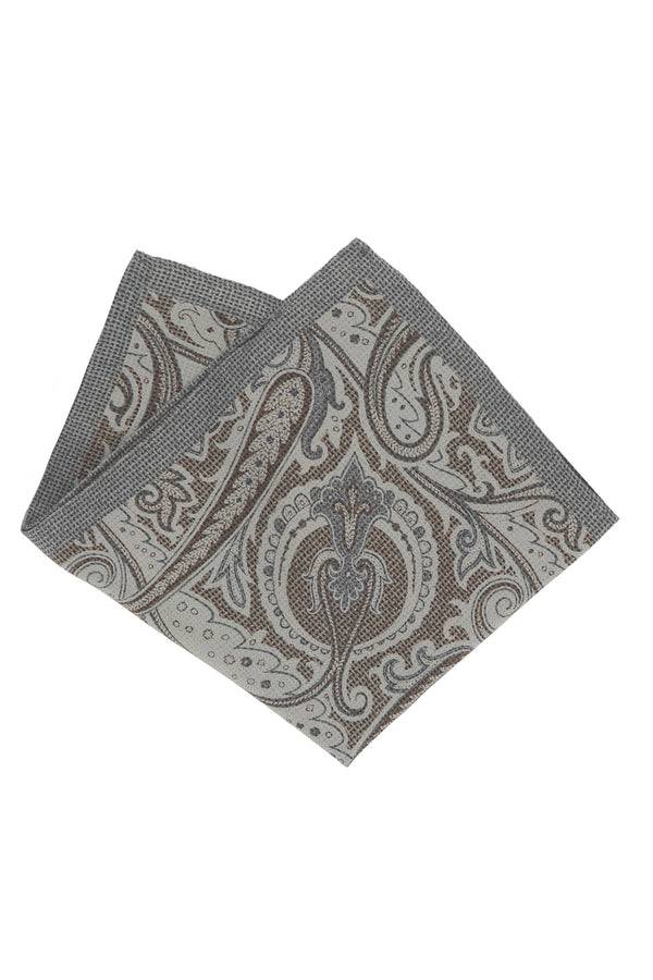 L.B.M. 1911 Pochette Marrone Fantasia Geometrica Pochette Marrone Fantasia Geometrica