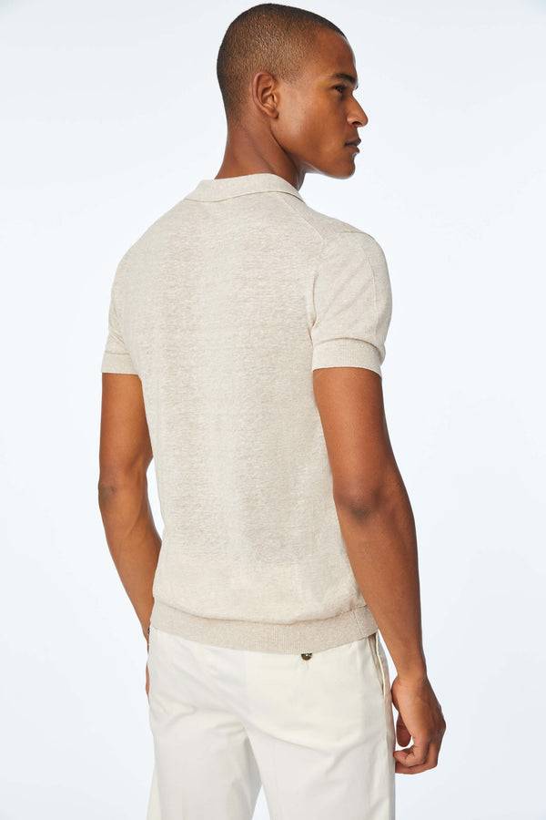 L.B.M. 1911 Polo In Maglia Beige Polo In Maglia Beige