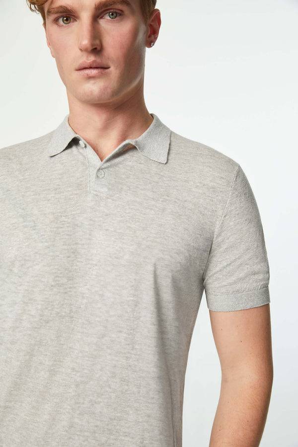 L.B.M. 1911 Polo In Maglia Grigio Soft Polo In Maglia Grigio Soft