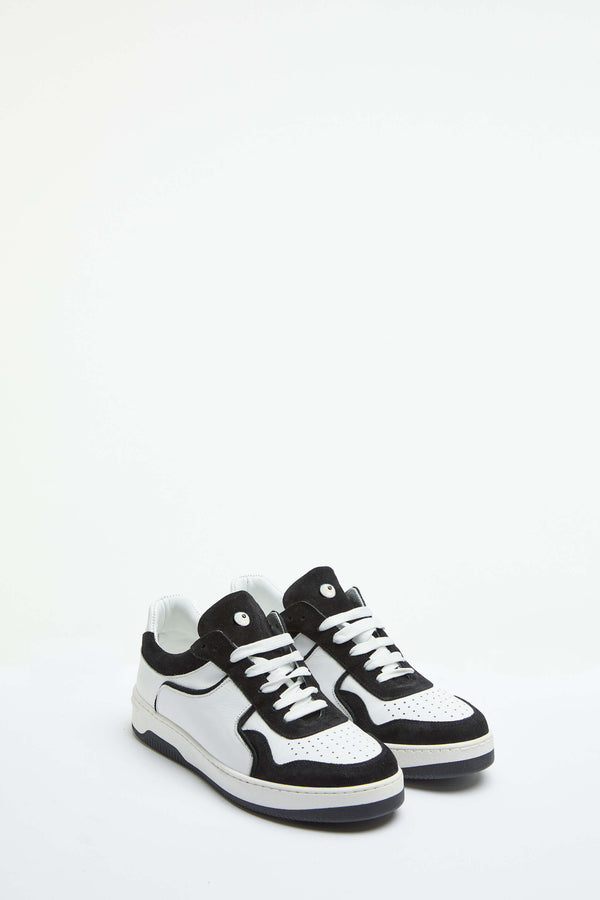 L.B.M. 1911 Sneaker Basket Bianca Con Dettagli In Contrasto Sneaker Basket Bianca Con Dettagli In Contrasto