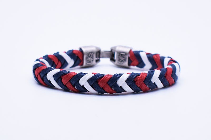 L4k3 CUOIO 01 - Blue Navy - Bianco - Rosso