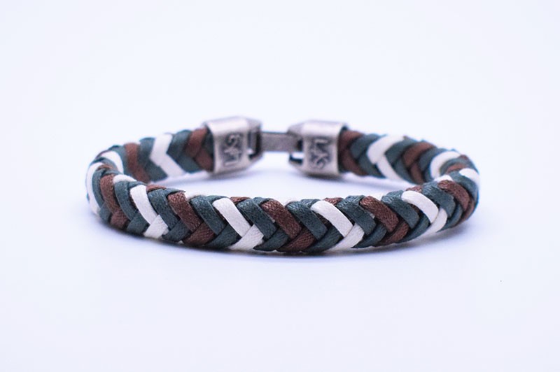 L4k3 CUOIO 04 - Verde - Bianco - Marrone