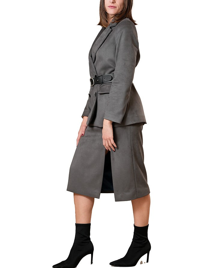 La Fabrique Alizee Giacca Doppiopetto Grigia