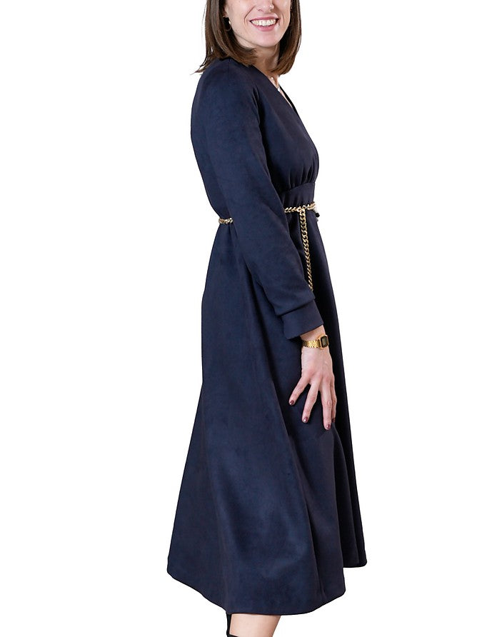 La Fabrique Brigitte Maxi Vestito Blu