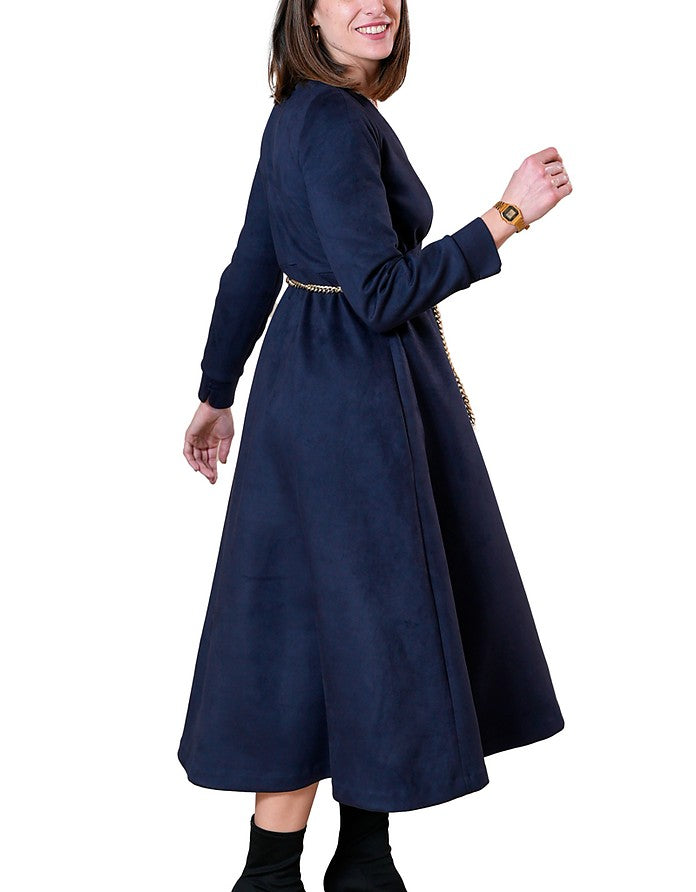 La Fabrique Brigitte Maxi Vestito Blu