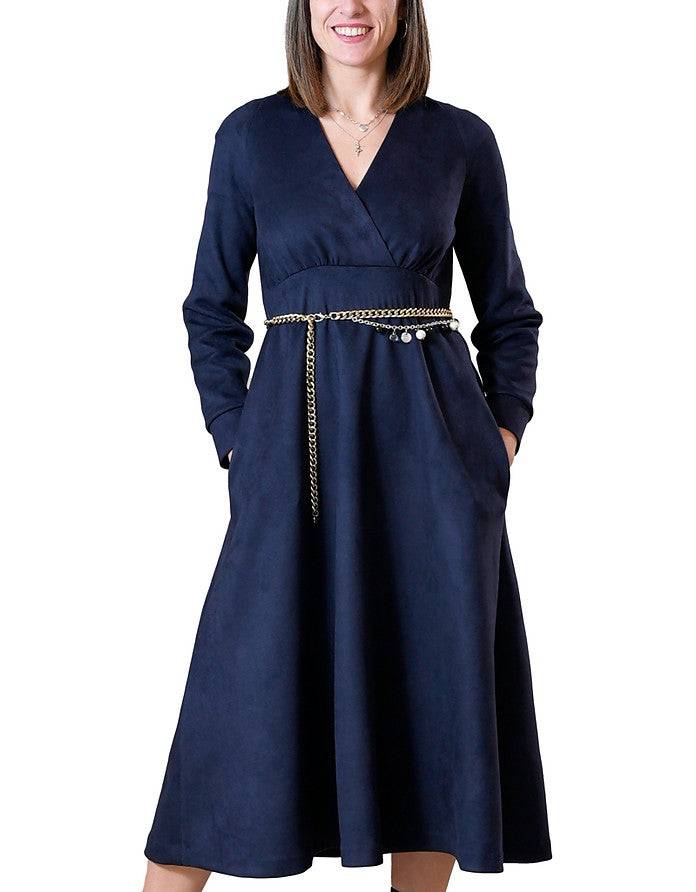 La Fabrique Brigitte Maxi Vestito Blu