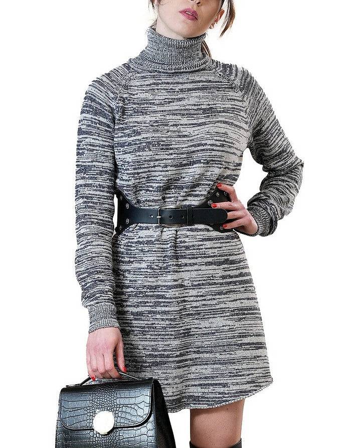 La Fabrique Charlotte Vestito In Maglia Grigio