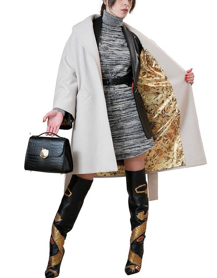 La Fabrique Elenoire Cappotto A Portafoglio Crema