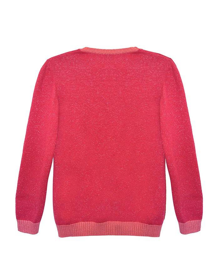 La Fabrique Lauren - Cardigan In Maglia Rosa