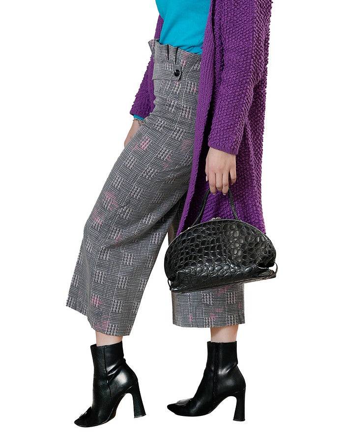 La Fabrique Lea Pantaloni Palazzo 7/8 In Grigio