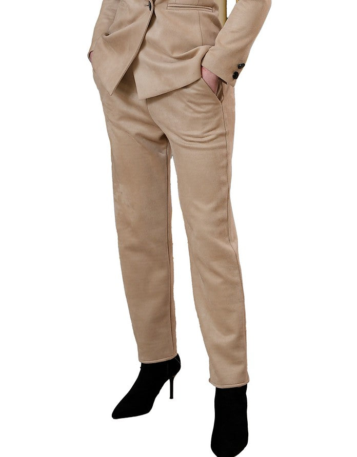 La Fabrique Louise Pantaloni Slim Beige