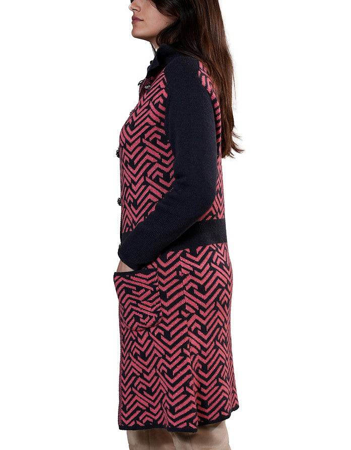 La Fabrique Margot Cappotto In Maglia Jacquard