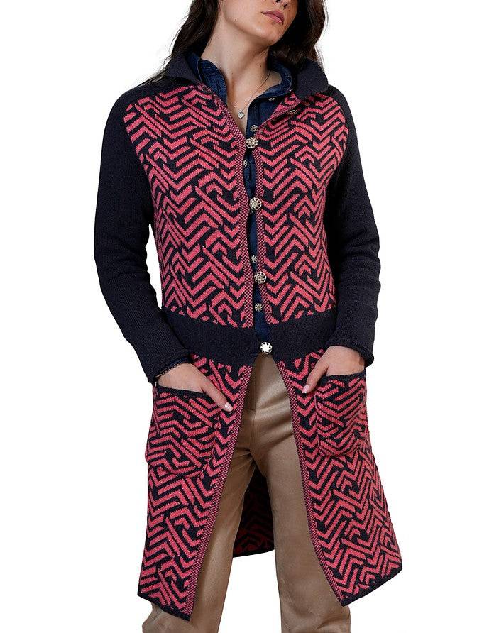 La Fabrique Margot Cappotto in Maglia Jacquard