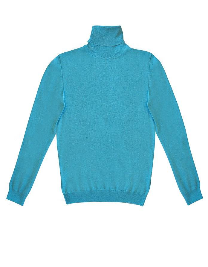La Fabrique Violen Maglione in Turchese