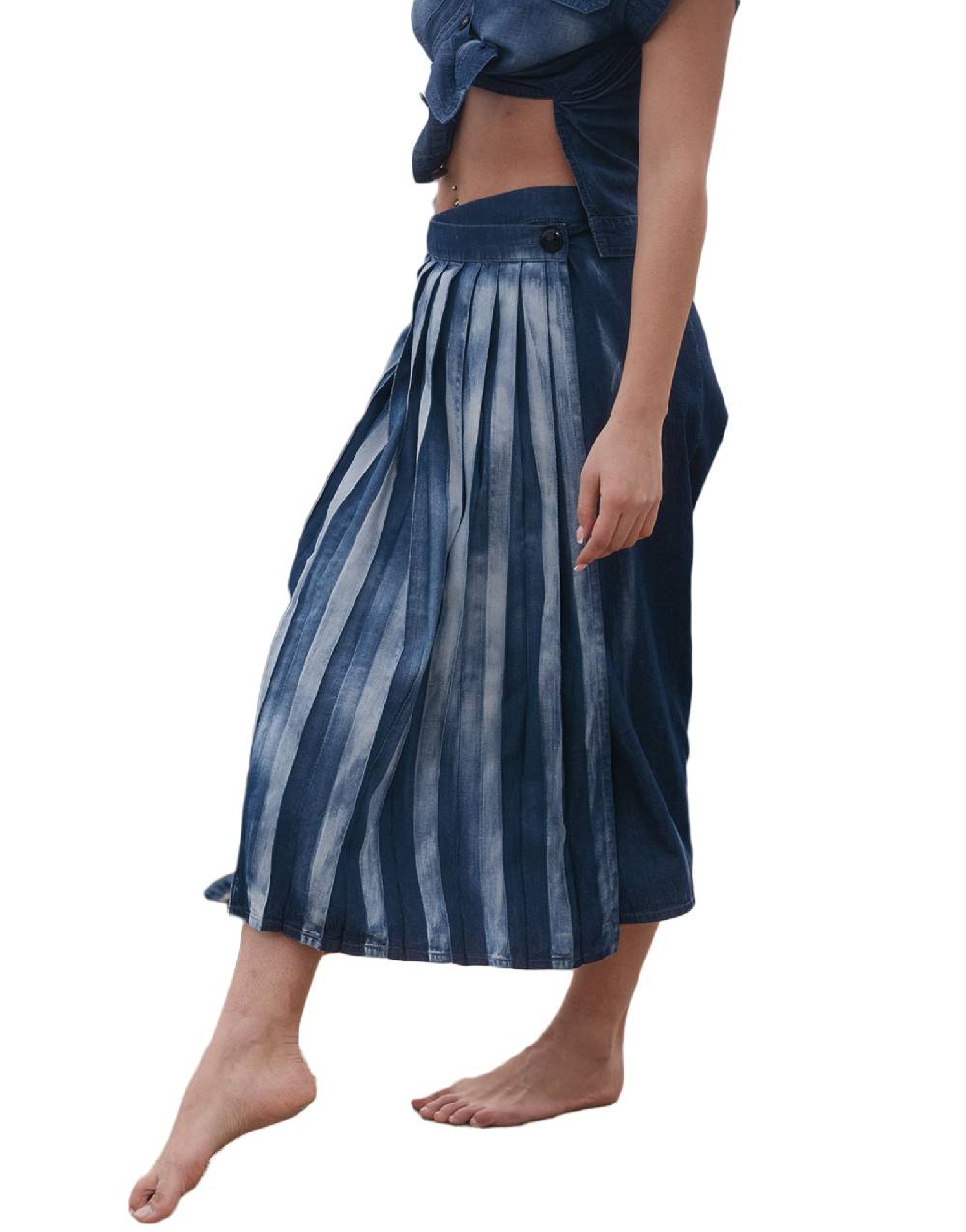 La Fabrique Yvonne Gonna In Denim