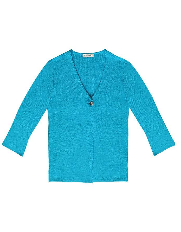 La Fabrique Madame Cardigan Con Scollo A V In Maglia