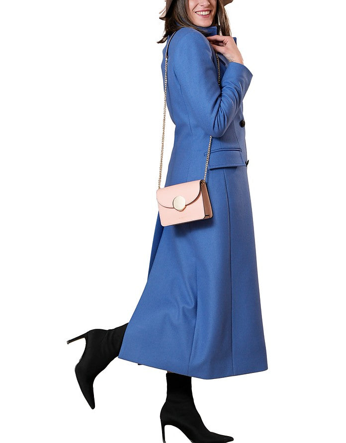 La Fabrique Marguerite Cappotto In Lana Vergine Blu
