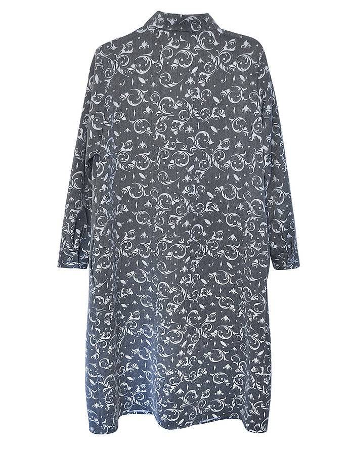 La Fabrique Vivienne Camicia Maxi Con Stampa Floreale