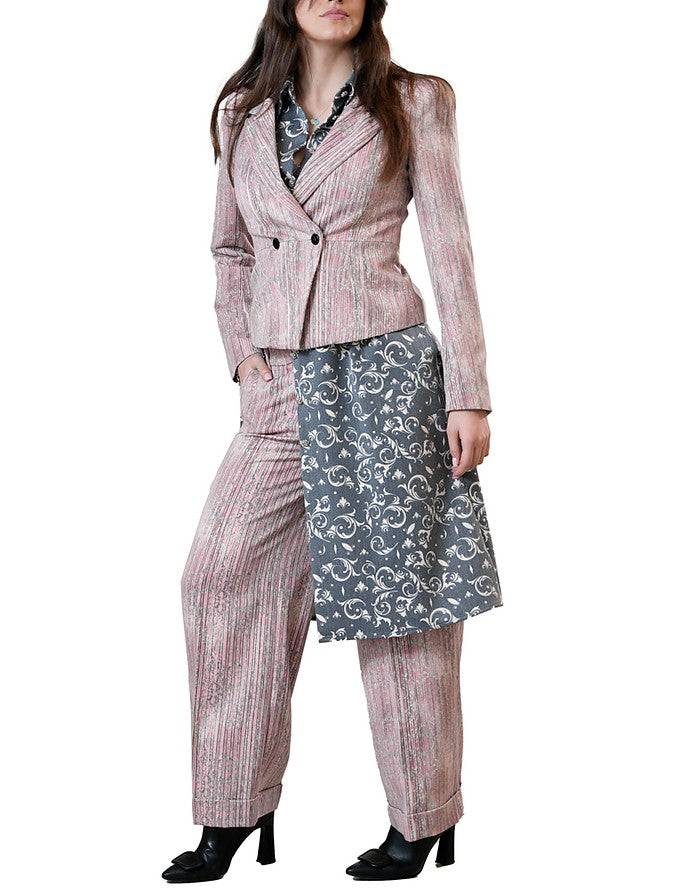 La Fabrique Vivienne Camicia Maxi Con Stampa Floreale