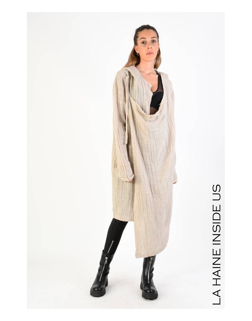 La haine inside us 3J LM164 CARDIGAN UNISEX D Beige