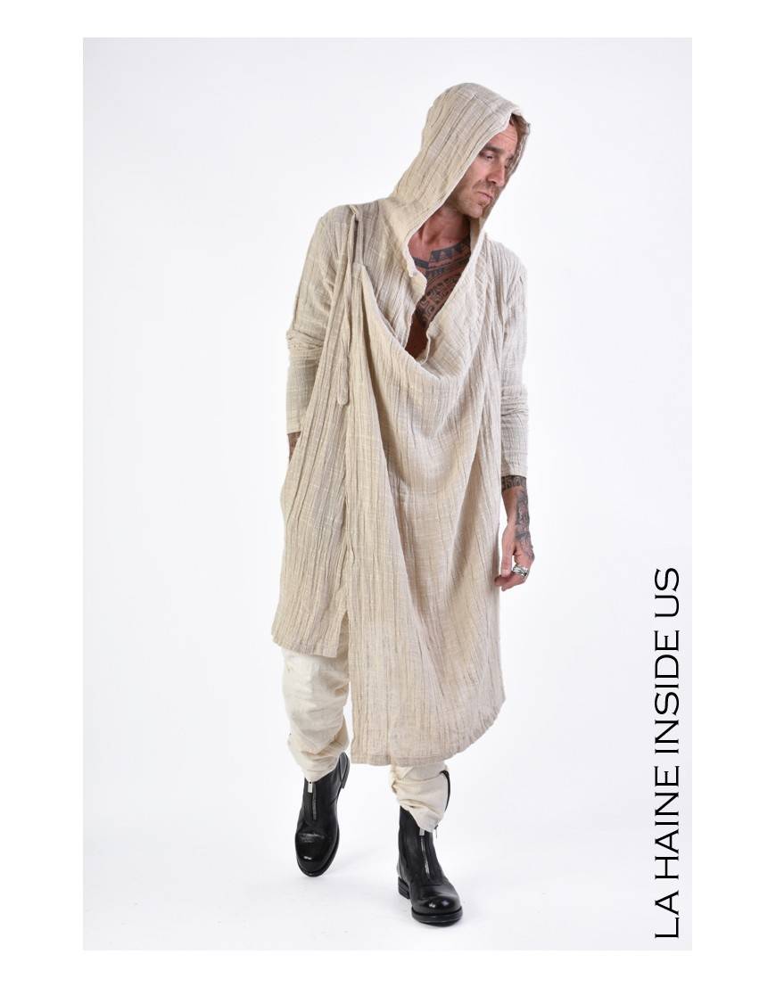 La haine inside us 3J LM164 CARDIGAN UNISEX U Beige