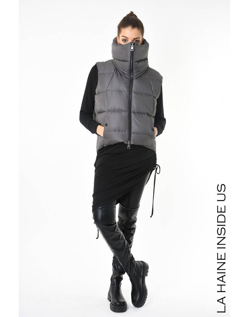 La Haine Inside Us 3P LM252 PETTORINA + ZAINO UNISEX D Fango