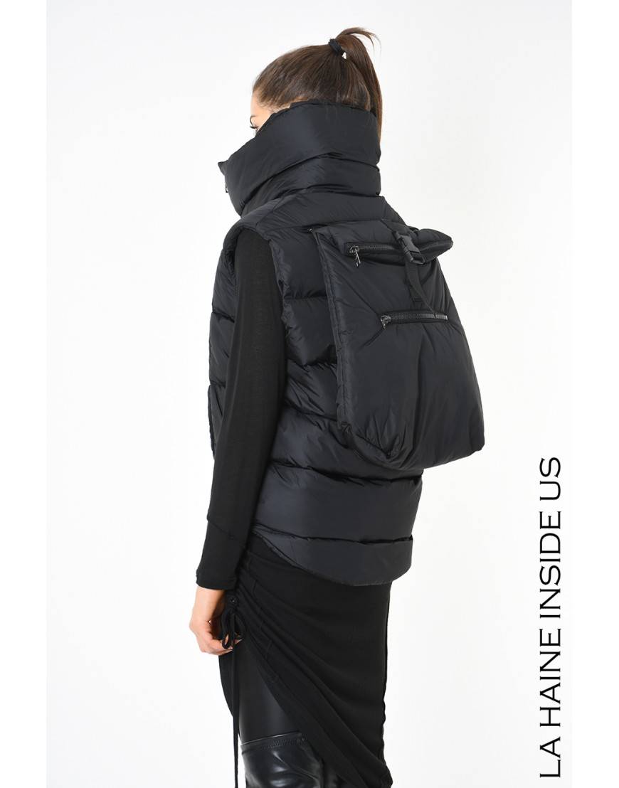 La Haine Inside Us 3P LM252 PETTORINA + ZAINO UNISEX D Nero