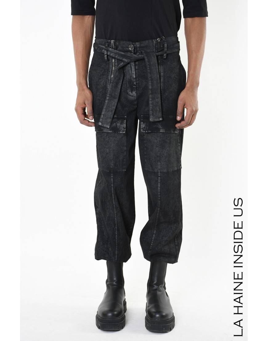 La Haine Inside Us 4B LW880 PANTALONE UNISEX U Nero