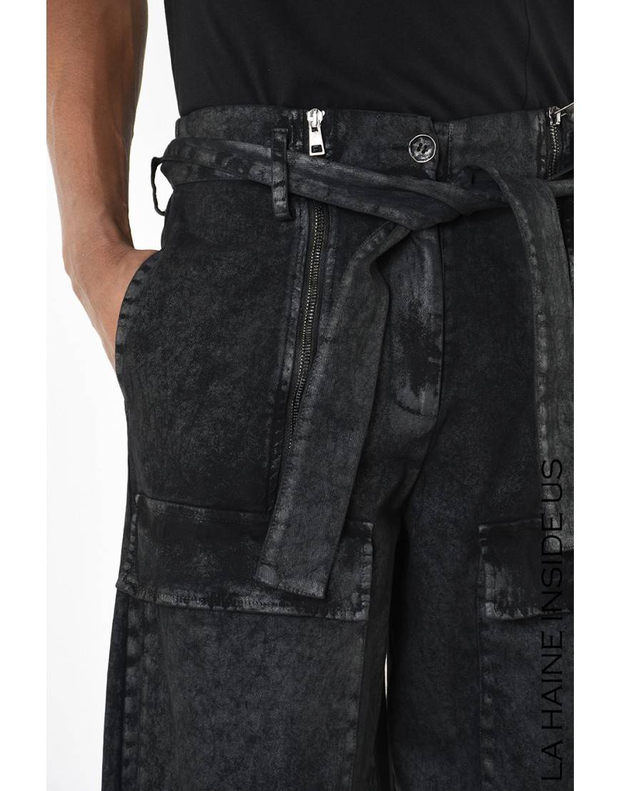 La Haine Inside Us 4B LW880 PANTALONE UNISEX U Nero