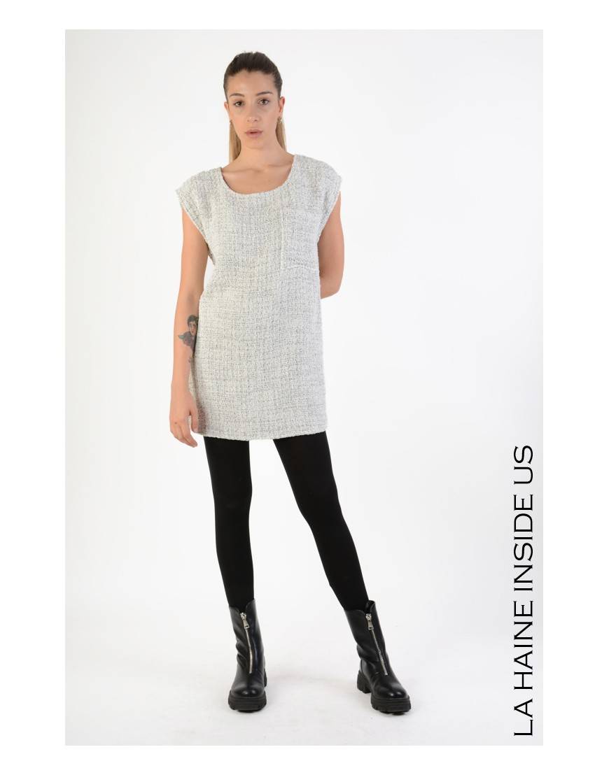 La haine inside us 4M LW677 T-SHIRT UNISEX D Bianco