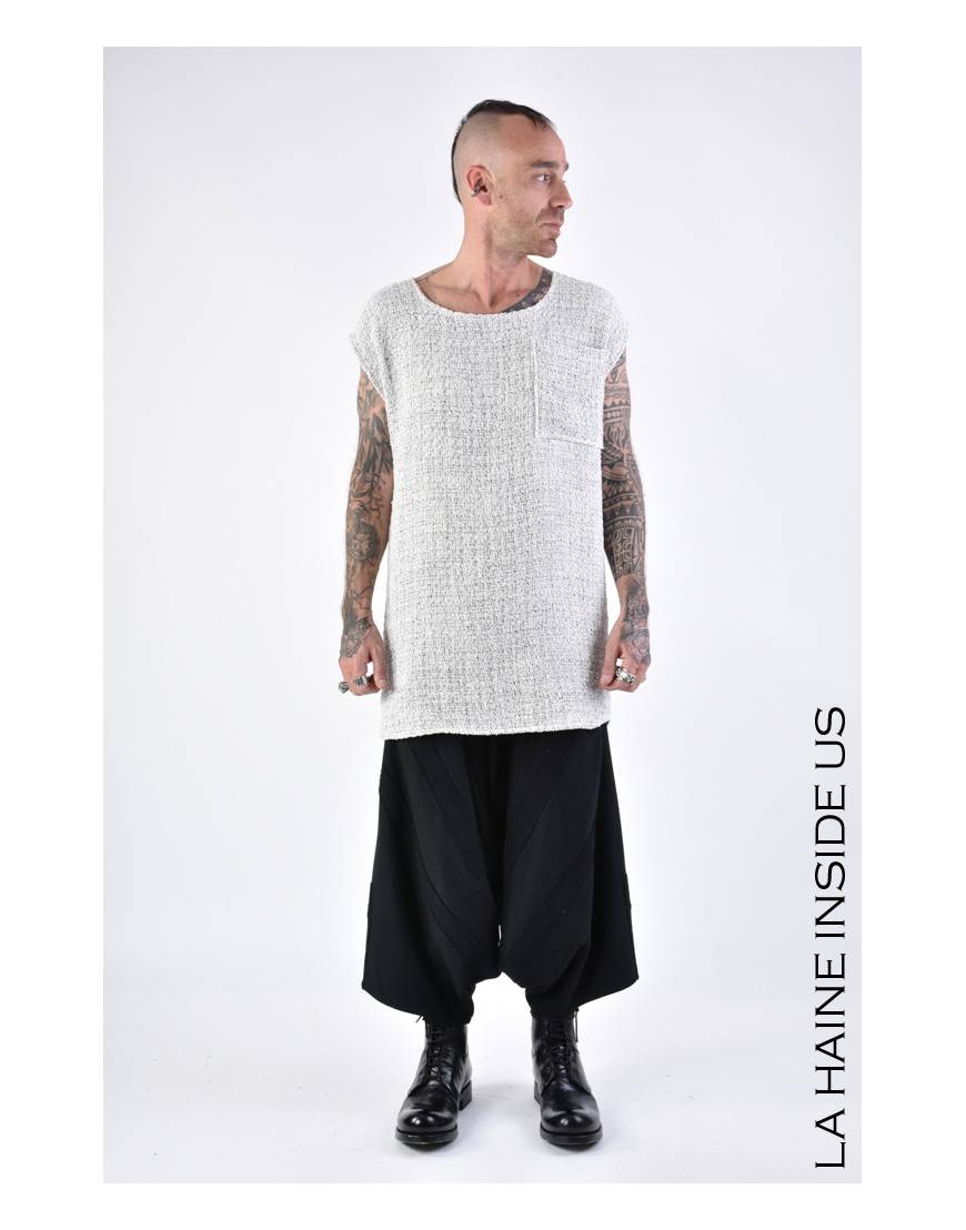 La Haine Inside Us 4M LW677 T-SHIRT UNISEX U Bianco