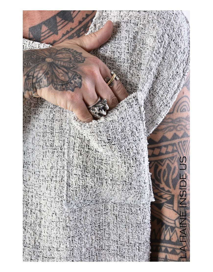 La Haine Inside Us 4M LW677 T-SHIRT UNISEX U Bianco