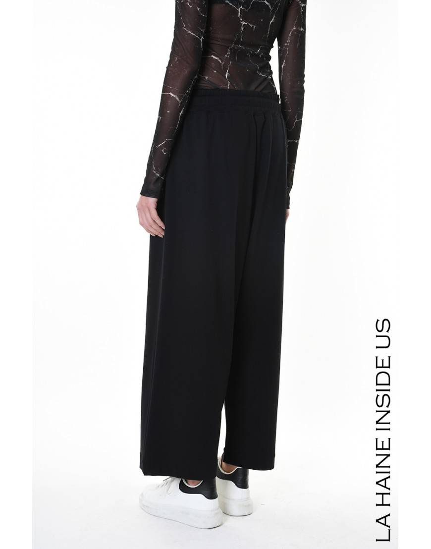 La Haine Inside Us 4M LW955 PANTALONE UNISEX D Nero
