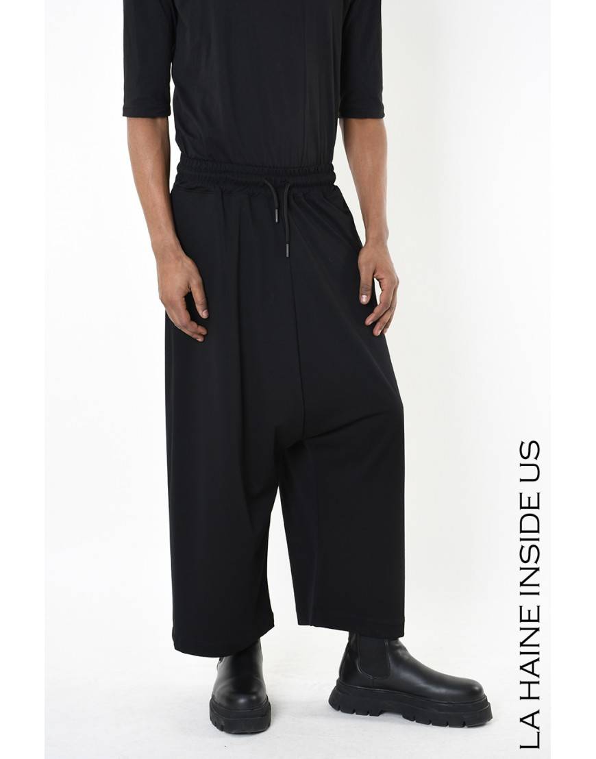 La Haine Inside Us 4M LW955 PANTALONE UNISEX U Nero