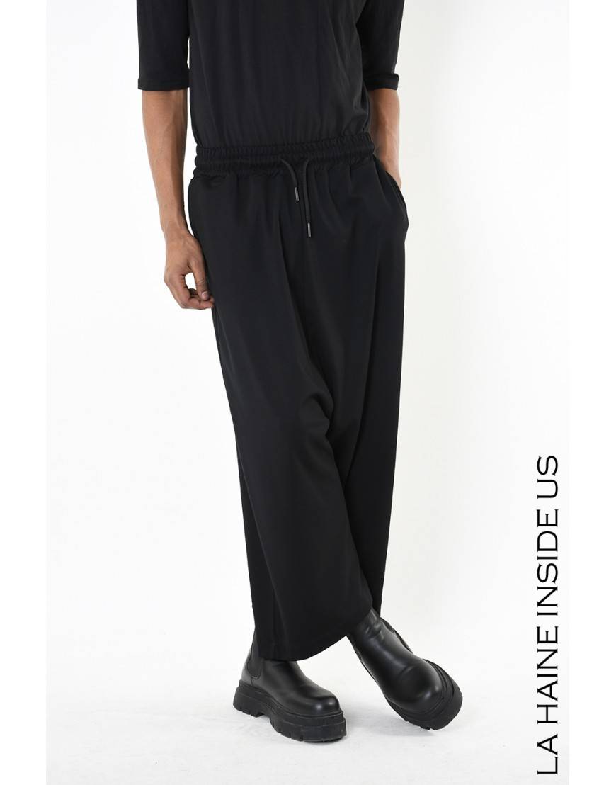 La Haine Inside Us 4M LW955 PANTALONE UNISEX U Nero