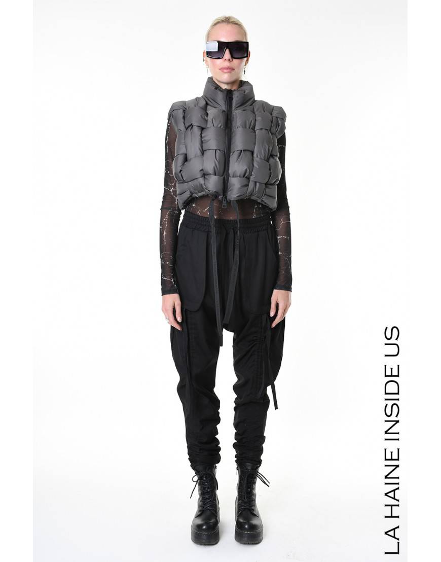 La Haine Inside Us 4P LW941 PETTORINA UNISEX D Fango