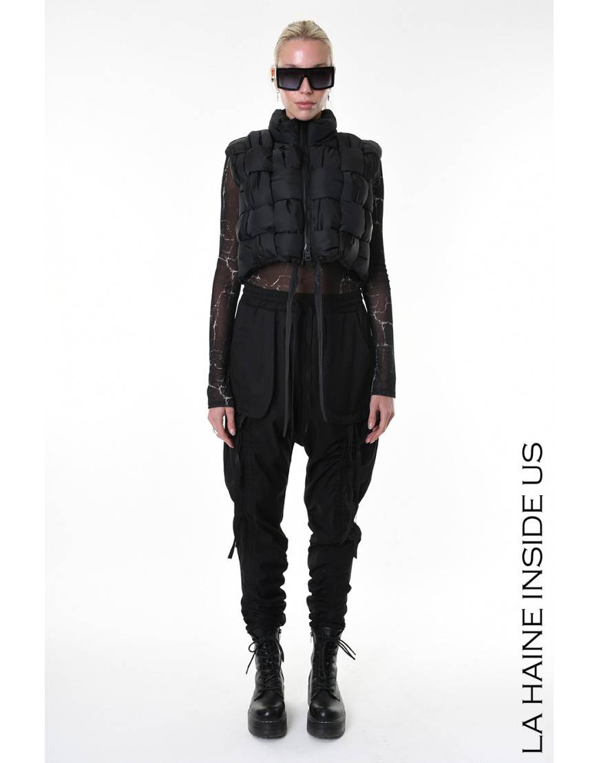 La Haine Inside Us 4P LW941 PETTORINA UNISEX D Nero