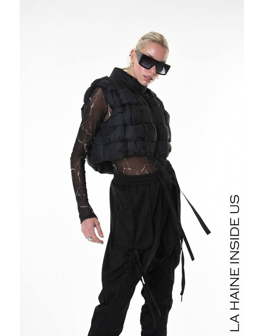 La Haine Inside Us 4P LW941 PETTORINA UNISEX D Nero