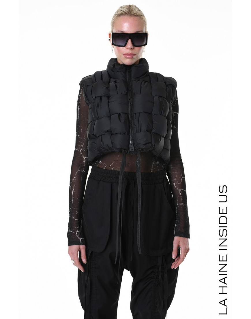 La haine inside us 4P LW941 PETTORINA UNISEX D Nero