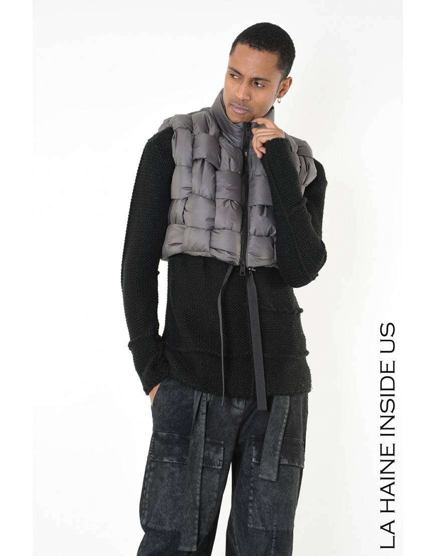 La haine inside us 4P LW941 PETTORINA UNISEX U Fango