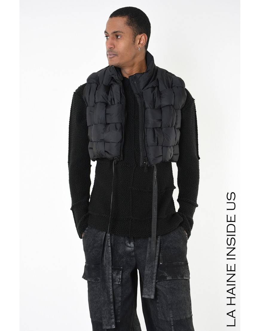 La haine inside us 4P LW941 PETTORINA UNISEX U Nero