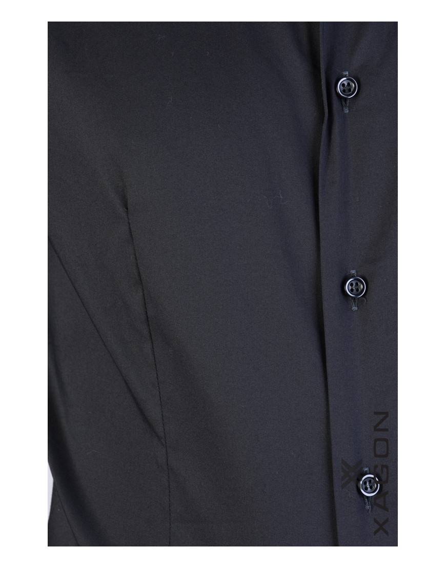 La Haine Inside Us CAMICIA PAMATE Stretch Slim Fit Nero