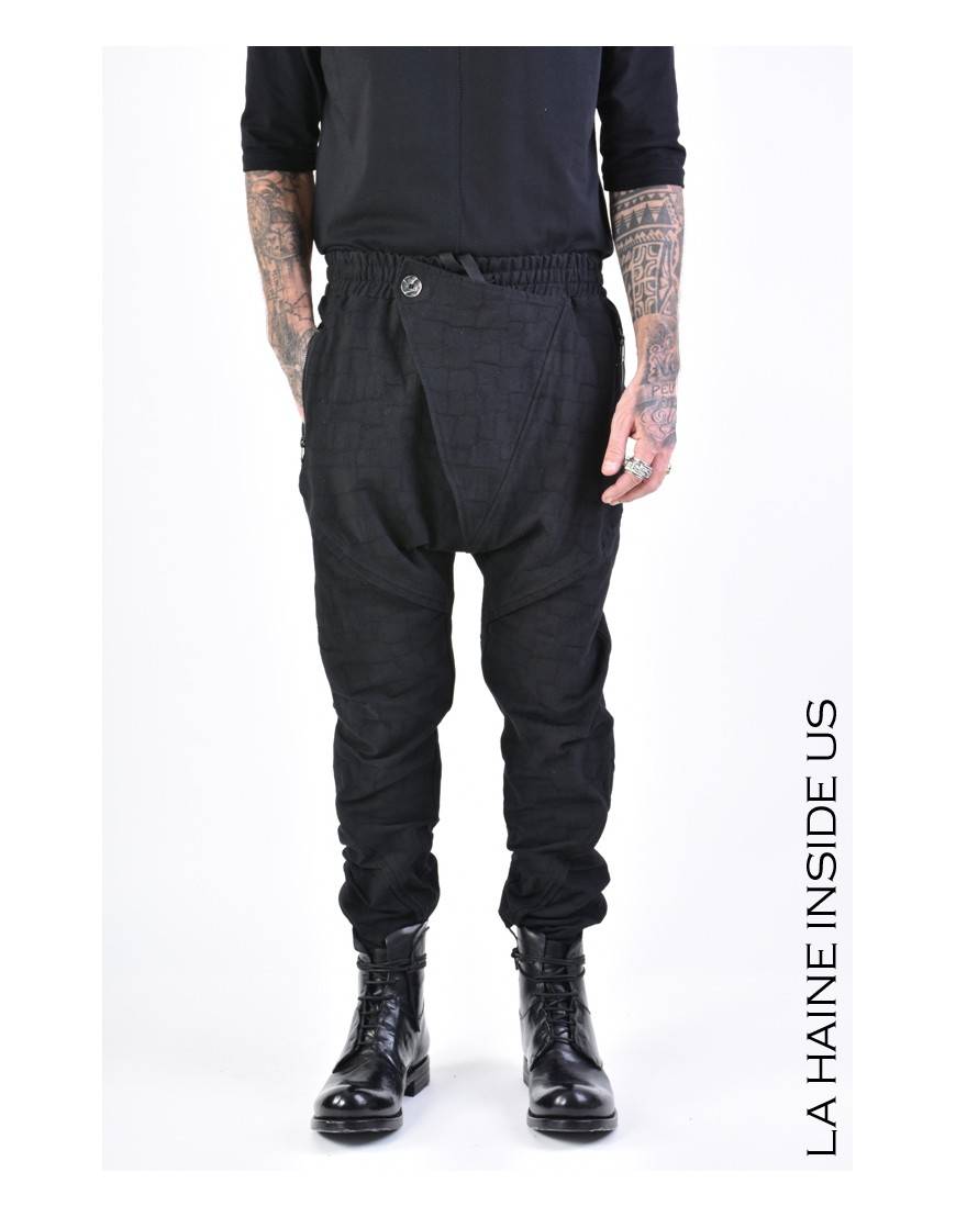 La Haine Inside Us 3B LM133 PANTALONE Nero