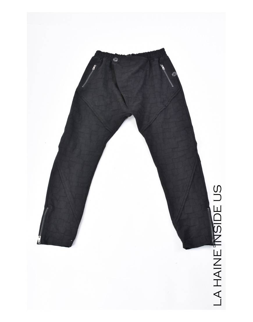 La Haine Inside Us 3B LM133 PANTALONE Nero