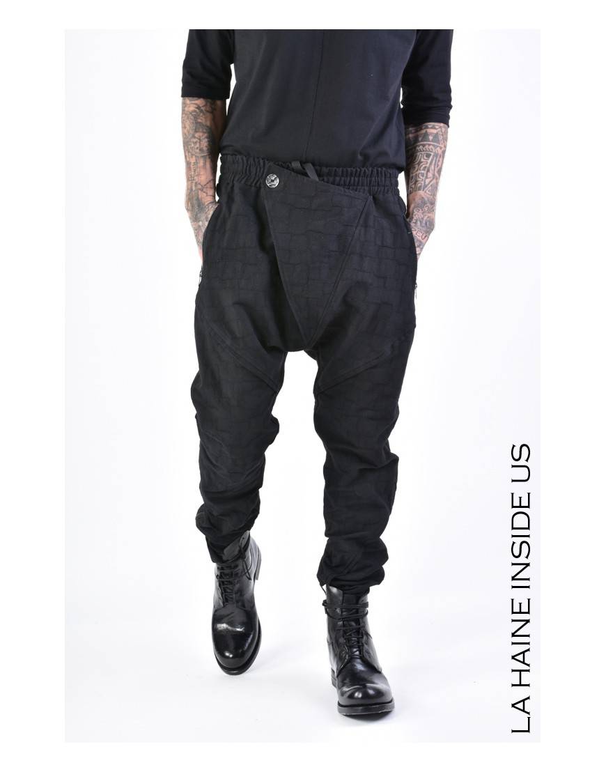 La haine inside us 3B LM133 PANTALONE Nero