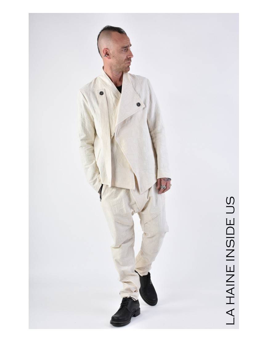 La Haine Inside Us 3B LM134 GIACCA Ecru