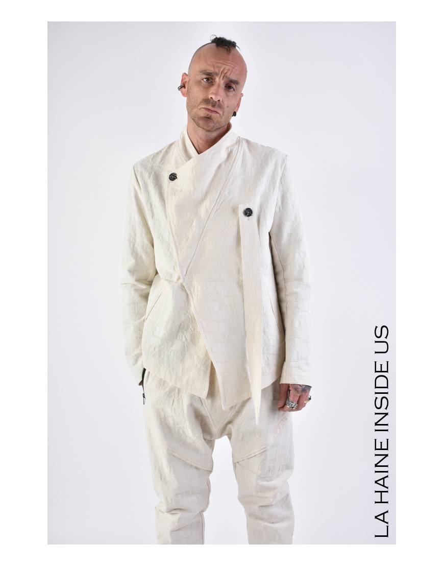 La haine inside us 3B LM134 GIACCA Ecru