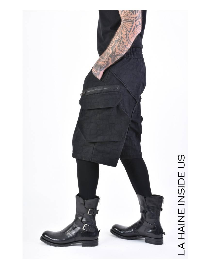 La haine inside us 3B LM136 BERMUDA Nero