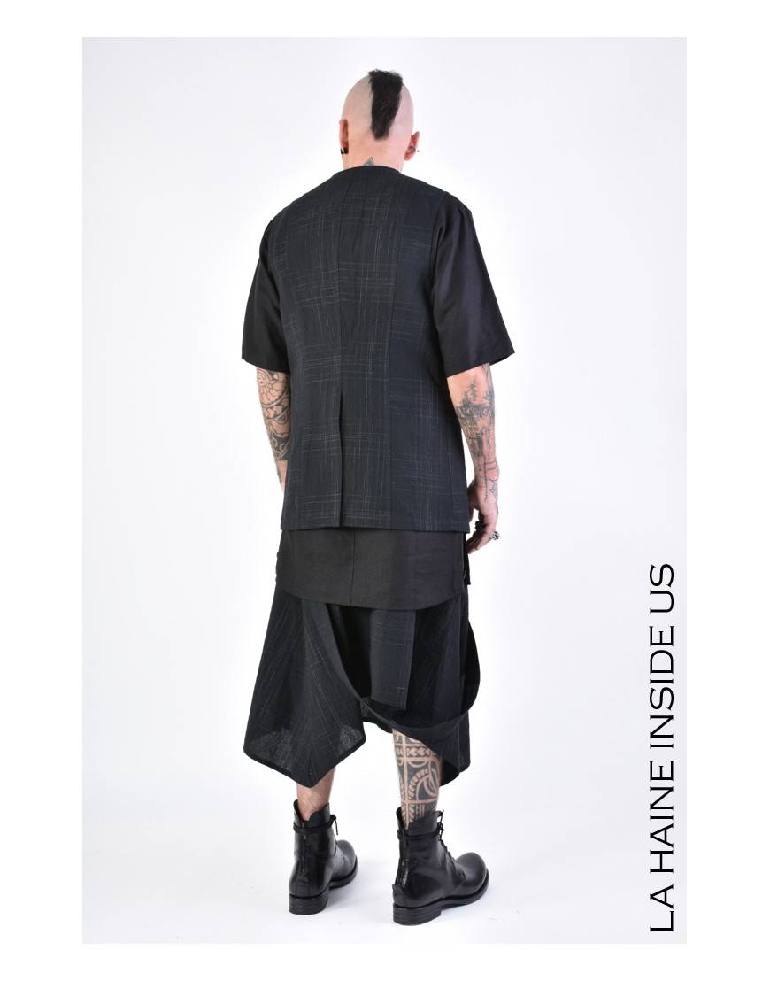 La Haine Inside Us 3B LM144 GILET Nero