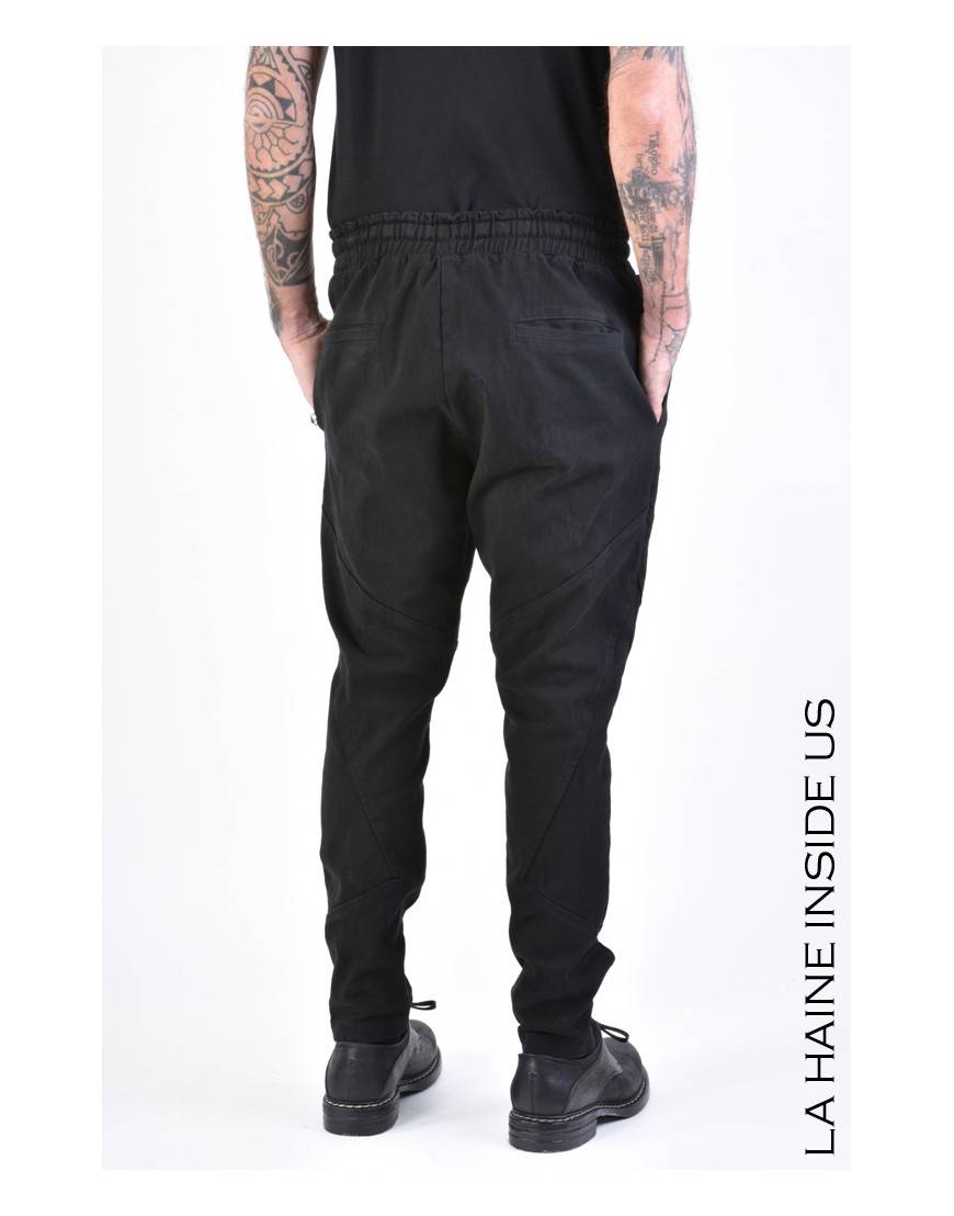La Haine Inside Us 3B LM145 PANTALONE Nero